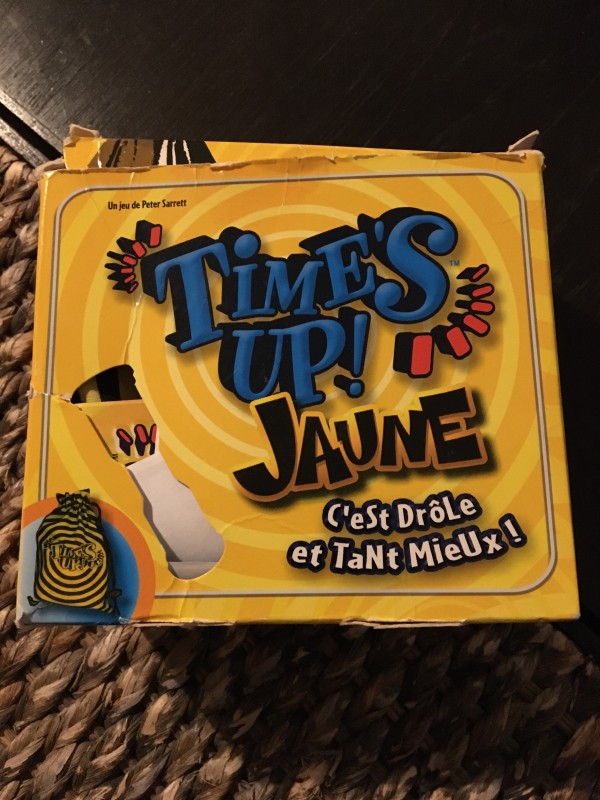 Jeu time‘s up jaune
