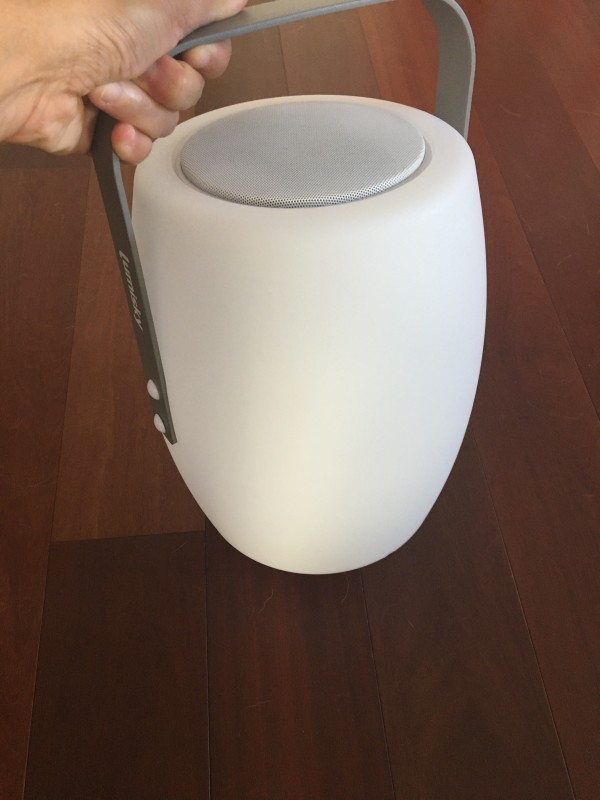 Enceinte Bluetooth et lampe d’extérieur