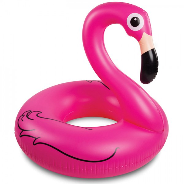 Bouée géante flamand rose