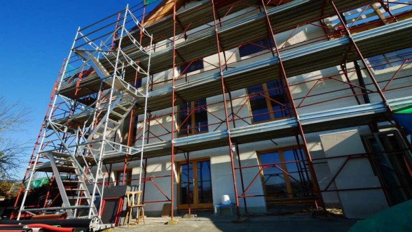 Location tourelle d'escalier en aluminium pour échafaufage