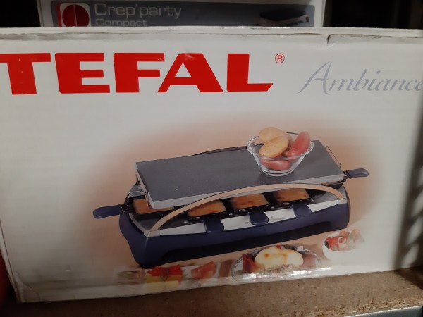 Appareil à raclette 8 personnes + pierrade