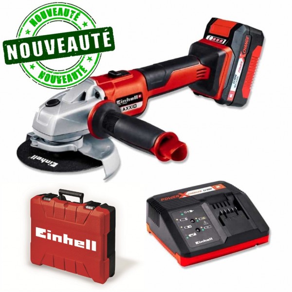 AXXIO Meuleuse d’angle sans fil Brushless 125mm