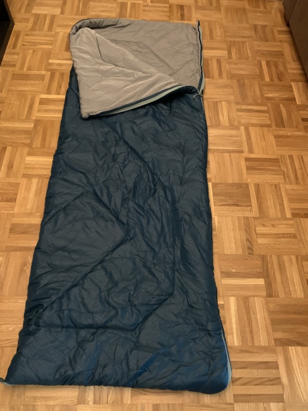 Sac de couchage bleu