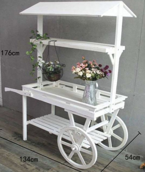 Charette pour bar à bonbons, sirop