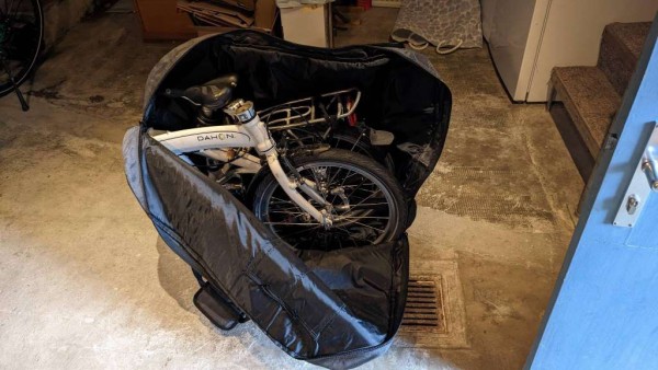 Location housse de transport vélo pliant