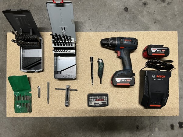 Perceuse visseuse kit complet avec mêches