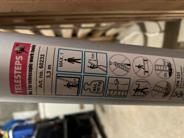 Echelle téléscopique 3.3m