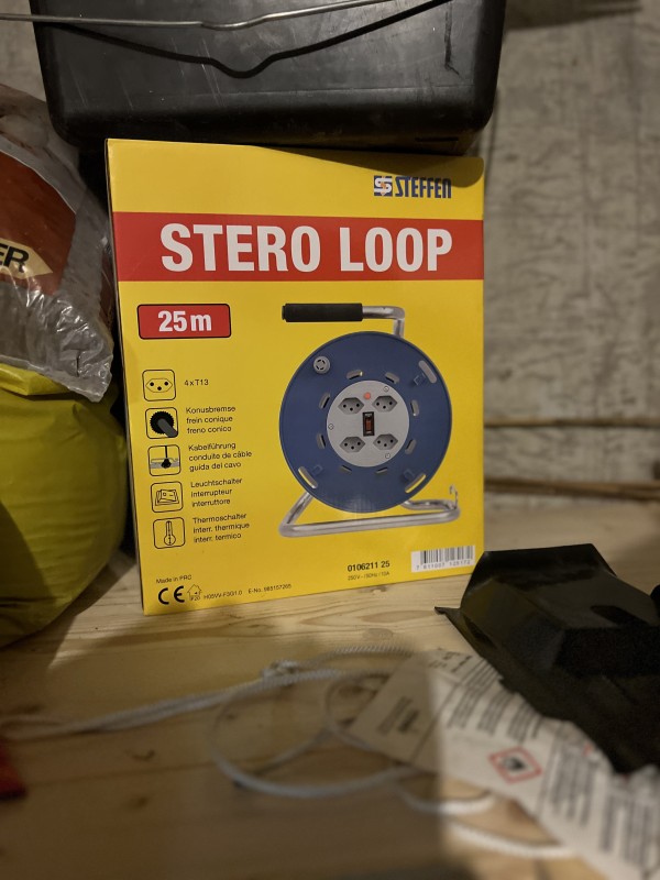 Enrouleur - rallonge 25m électrique