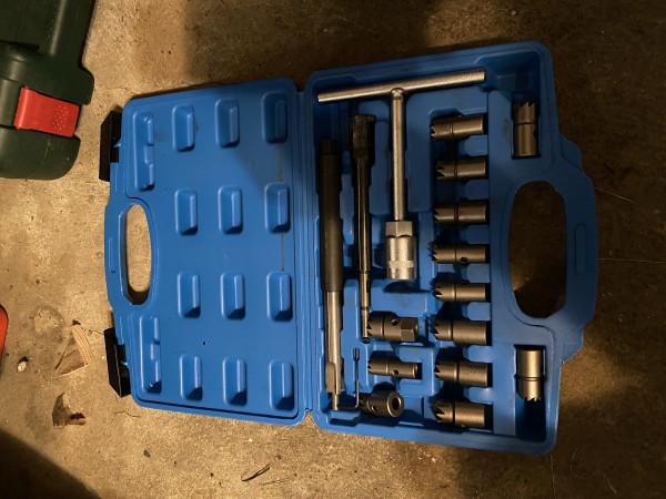 Kit de fraises nettoyantes de puits d’injecteurs