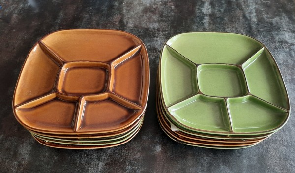 Assiettes  compartimentées