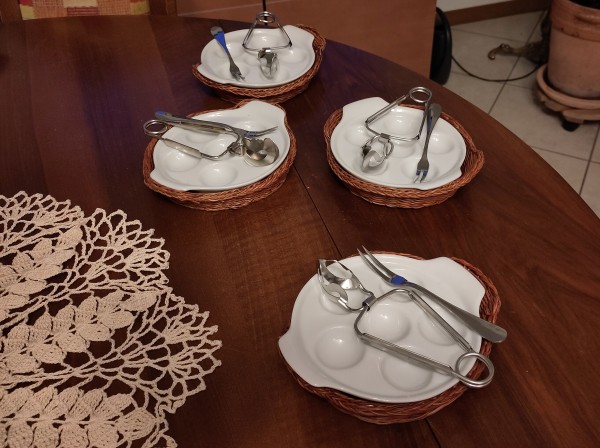 Service pour escargots