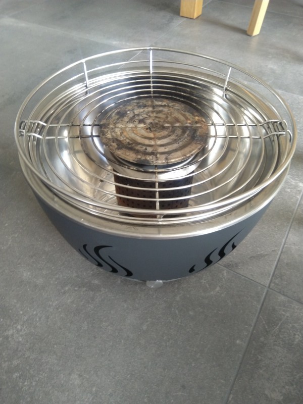 Four à charbon avec ventilation active