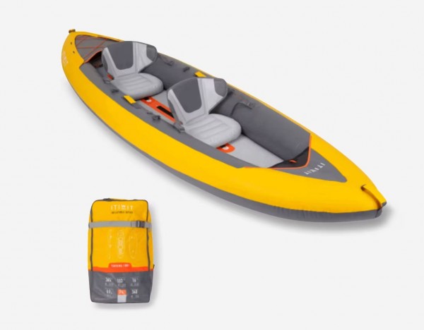 Kayak gonflable 1 ou 2 personnes