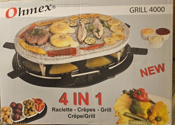 Raclette- Crêpes-Grill- Crêpe/Grill