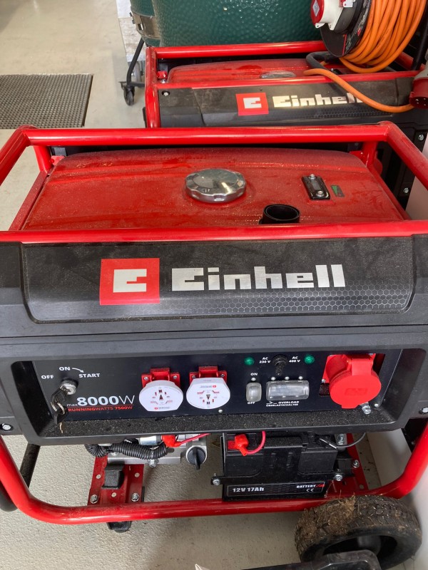 Location groupes électrogènes Einhell TC-PG 8000 (7500-8000W) – Vaud / Jura