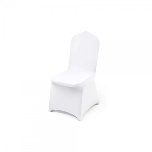 HOUSSE DE CHAISE EN LYCRA BLANC