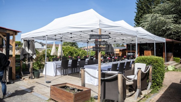 tentes pliantes 3×6 m/6x12m/9x18m